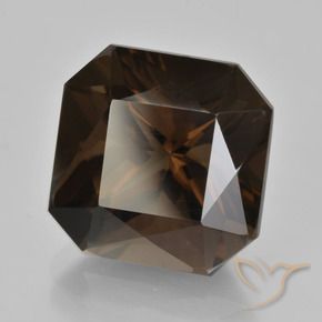 cuarzo ahumado Marrón sombra natural de 10.05 ct, Corte Octágono / Esmeralda, VVS