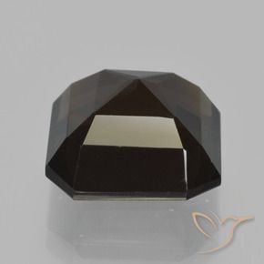 cuarzo ahumado Marrón chocolate natural de 6.26 ct, Corte Octágono / Esmeralda, VS