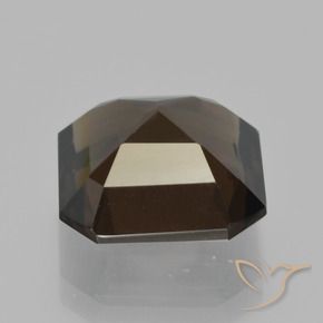 cuarzo ahumado Marrón nogal natural de 5.33 ct, Corte Octágono / Esmeralda, VS