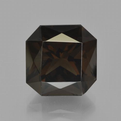 Cuarzo Ahumado Marrón natural de 8.94 ct, corte esmeralda, VVS-VS