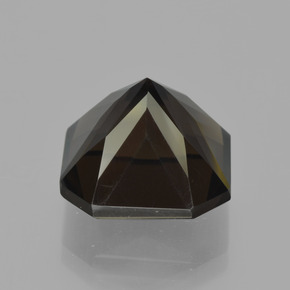 Cuarzo Ahumado Marrón natural de 8.94 ct, corte esmeralda, VVS-VS