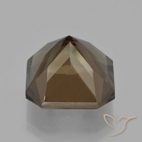 cuarzo ahumado Marrón natural de 10.48 ct, Corte Octágono / Esmeralda, VVS-VS