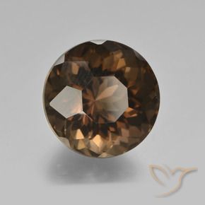 cuarzo ahumado Azul oscuro natural de 8.25 ct, Redondo, VVS-VS