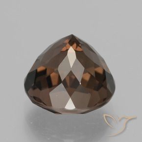 cuarzo ahumado Marrón sombra natural de 5.57 ct, Redondo, VVS