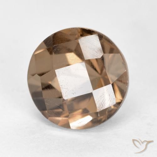 cuarzo ahumado Marrón medio natural de 2.64 ct, Redondo, VS