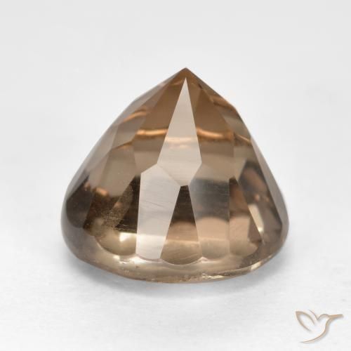 cuarzo ahumado Marrón medio natural de 2.64 ct, Redondo, VS