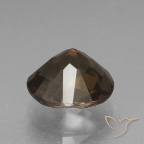 cuarzo ahumado Marrón sombra natural de 2.29 ct, Redondo, VS