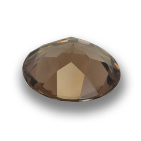 Cuarzo ahumado marrón natural de 5,03 ct, corte redondo, VVS-VS