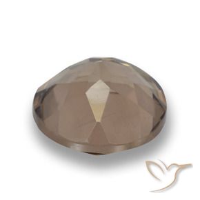 cuarzo ahumado Marrón claro natural de 4.17 ct, Redondo, VS