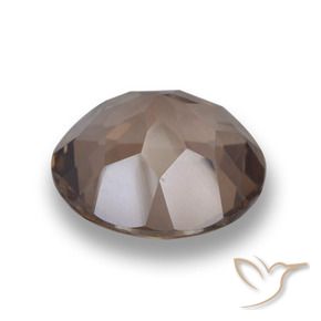cuarzo ahumado Marrón nogal natural de 5.18 ct, Redondo, VVS-VS