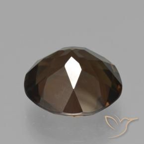 cuarzo ahumado Marrón rojizo natural de 8.98 ct, Redondo, VS