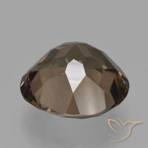 cuarzo ahumado Marrón medio natural de 12.65 ct, Redondo, VS