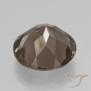 cuarzo ahumado Marrón medio natural de 9.72 ct, Redondo, VS