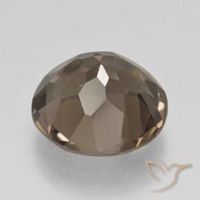 cuarzo ahumado Marrón medio natural de 9.80 ct, Redondo, VS