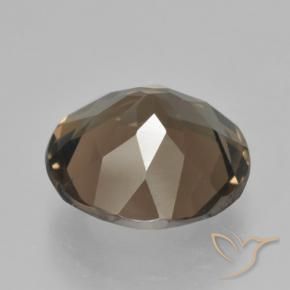 cuarzo ahumado Marrón medio natural de 4.23 ct, Redondo, VVS-VS