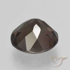 cuarzo ahumado Marrón medio natural de 5.08 ct, Redondo, VVS-VS