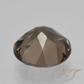 cuarzo ahumado Marrón jengibre natural de 4.08 ct, Redondo, VVS-VS