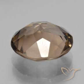 cuarzo ahumado Marrón medio natural de 5.67 ct, Redondo, VS