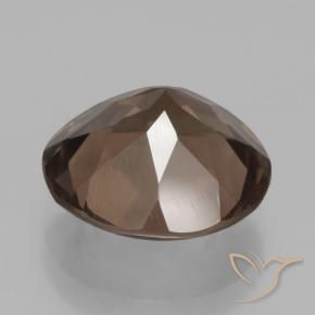 cuarzo ahumado Marrón nogal natural de 4.90 ct, Redondo, VS