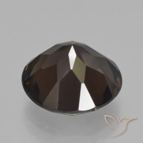 cuarzo ahumado Marrón medio natural de 6.05 ct, Redondo, VVS-VS