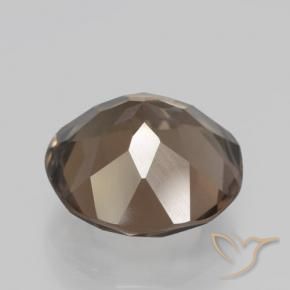 cuarzo ahumado Marrón jengibre natural de 3.80 ct, Redondo, VVS-VS