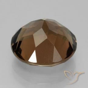 cuarzo ahumado Marrón medio natural de 7.46 ct, Redondo, VS