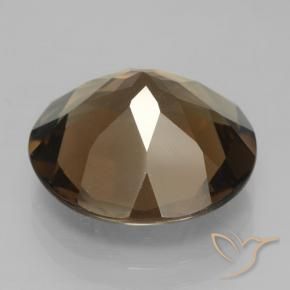 cuarzo ahumado Marrón natural de 8.34 ct, Redondo, VS