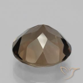 cuarzo ahumado Marrón jengibre natural de 8.14 ct, Redondo, VVS-VS