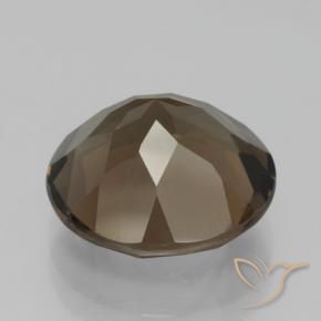 cuarzo ahumado Marrón jengibre natural de 6.97 ct, Redondo, VVS-VS