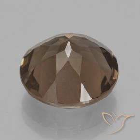 cuarzo ahumado Marrón cálido natural de 7.07 ct, Redondo, VVS-VS