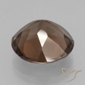 cuarzo ahumado Marrón medio natural de 6.51 ct, Redondo, VVS-VS