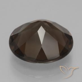 cuarzo ahumado Marrón sombra natural de 7.20 ct, Redondo, VVS-VS