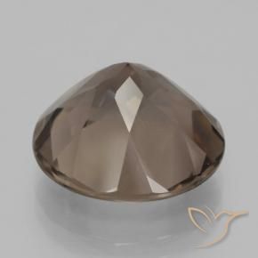 cuarzo ahumado Marrón medio natural de 7.83 ct, Redondo, VVS-VS