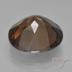 cuarzo ahumado Marrón medio natural de 7.45 ct, Redondo, VS