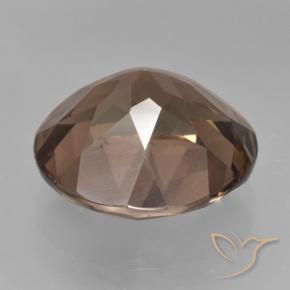 cuarzo ahumado Marrón cálido natural de 6.62 ct, Redondo, VS