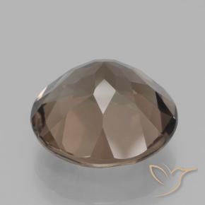 cuarzo ahumado Marrón medio natural de 8.47 ct, Redondo, VVS-VS