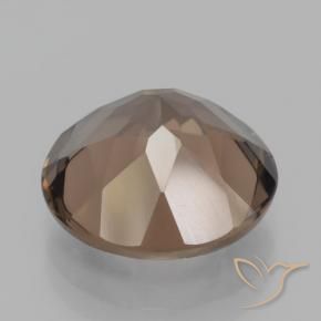 cuarzo ahumado Marrón medio natural de 6.59 ct, Redondo, VVS-VS