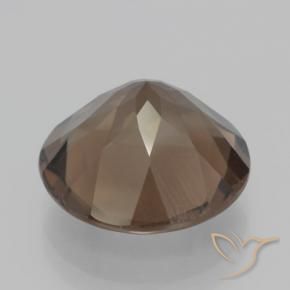 cuarzo ahumado Marrón medio natural de 7.46 ct, Redondo, VVS-VS