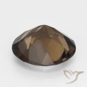 cuarzo ahumado Marrón sombra natural de 4.20 ct, Redondo, VVS