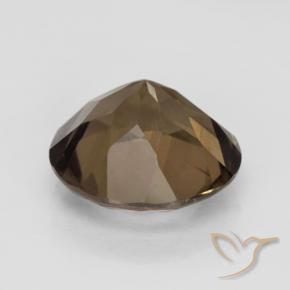 cuarzo ahumado Marrón jengibre natural de 5.45 ct, Redondo, VVS-VS