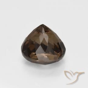 cuarzo ahumado Marrón natural de 3.55 ct, Redondo, VVS
