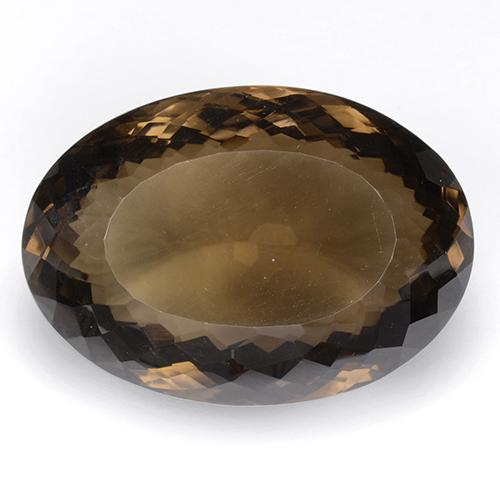 Cuarzo Ahumado Marrón natural de 94.99 ct, Corte Óvalo, IF