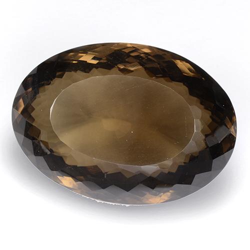 Cuarzo Ahumado Marrón natural de 94.99 ct, Corte Óvalo, IF
