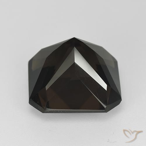 cuarzo ahumado Marrón chocolate intenso natural de 8.77 ct, Corte Octágono / Esmeralda, VVS