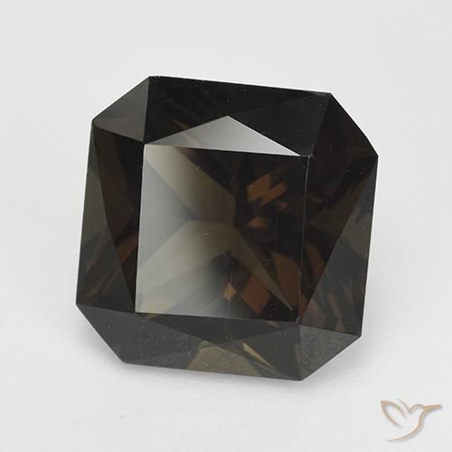cuarzo ahumado Marrón chocolate natural de 7.38 ct, Corte Octágono / Esmeralda, VVS