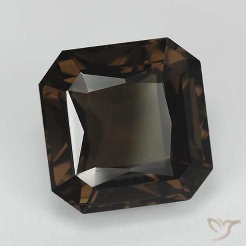 cuarzo ahumado Marrón natural de 11.91 ct, Corte Octágono / Esmeralda, VVS
