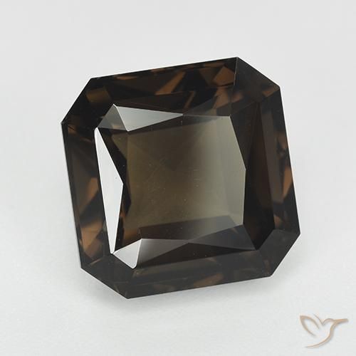 cuarzo ahumado Marrón medio natural de 9.08 ct, Corte Octágono / Esmeralda, VVS