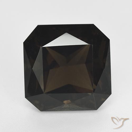 cuarzo ahumado Marrón medio natural de 15.03 ct, Corte Octágono / Esmeralda, VVS