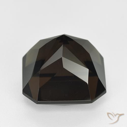 cuarzo ahumado Marrón medio natural de 15.03 ct, Corte Octágono / Esmeralda, VVS