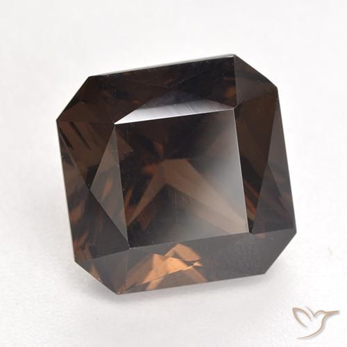 cuarzo ahumado Marrón medio natural de 7.48 ct, Corte Octágono / Esmeralda, VVS-VS